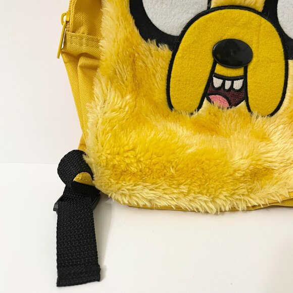 Adventure Time Jake Fuzzy Backpack Stains - Picture 3 of 16